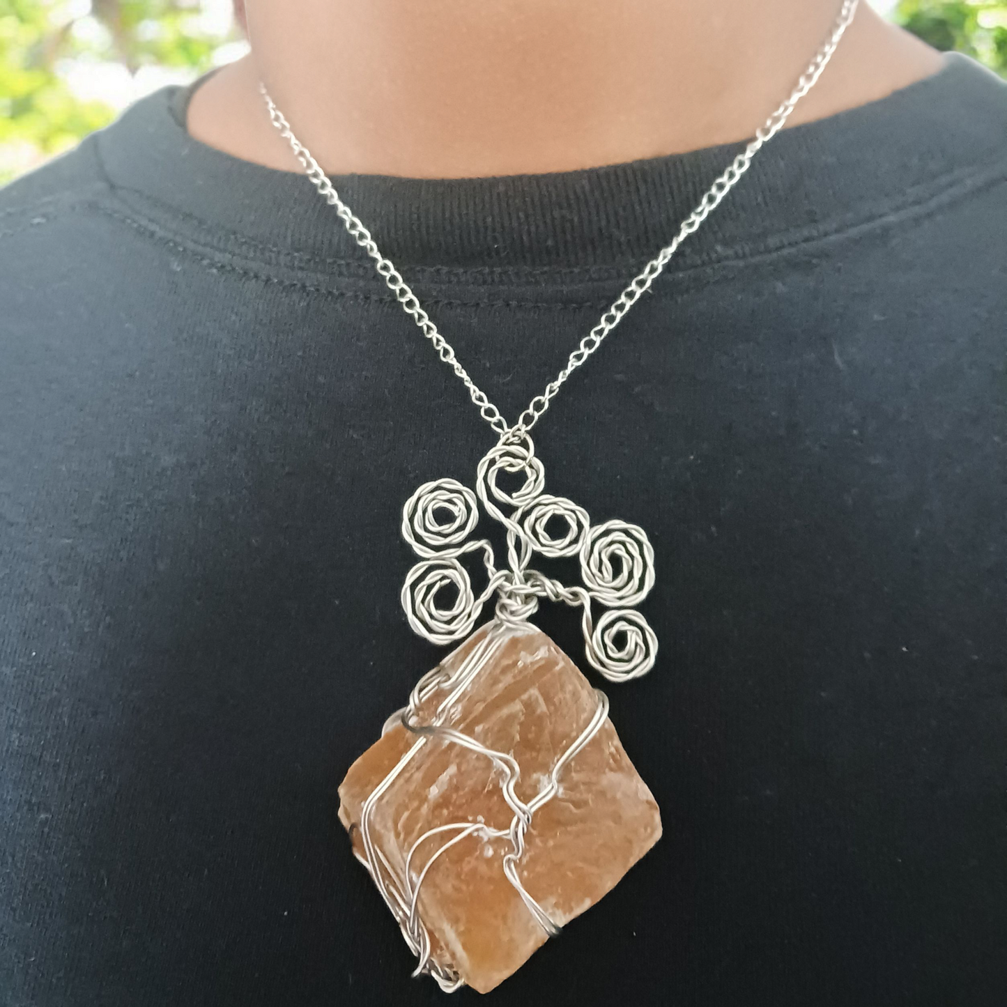 Wire-Wrapped Crystal Necklaces