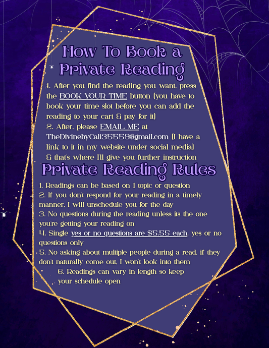 Voice Private Readings (Website Payment)