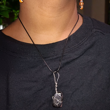 Wire-Wrapped Crystal Necklaces