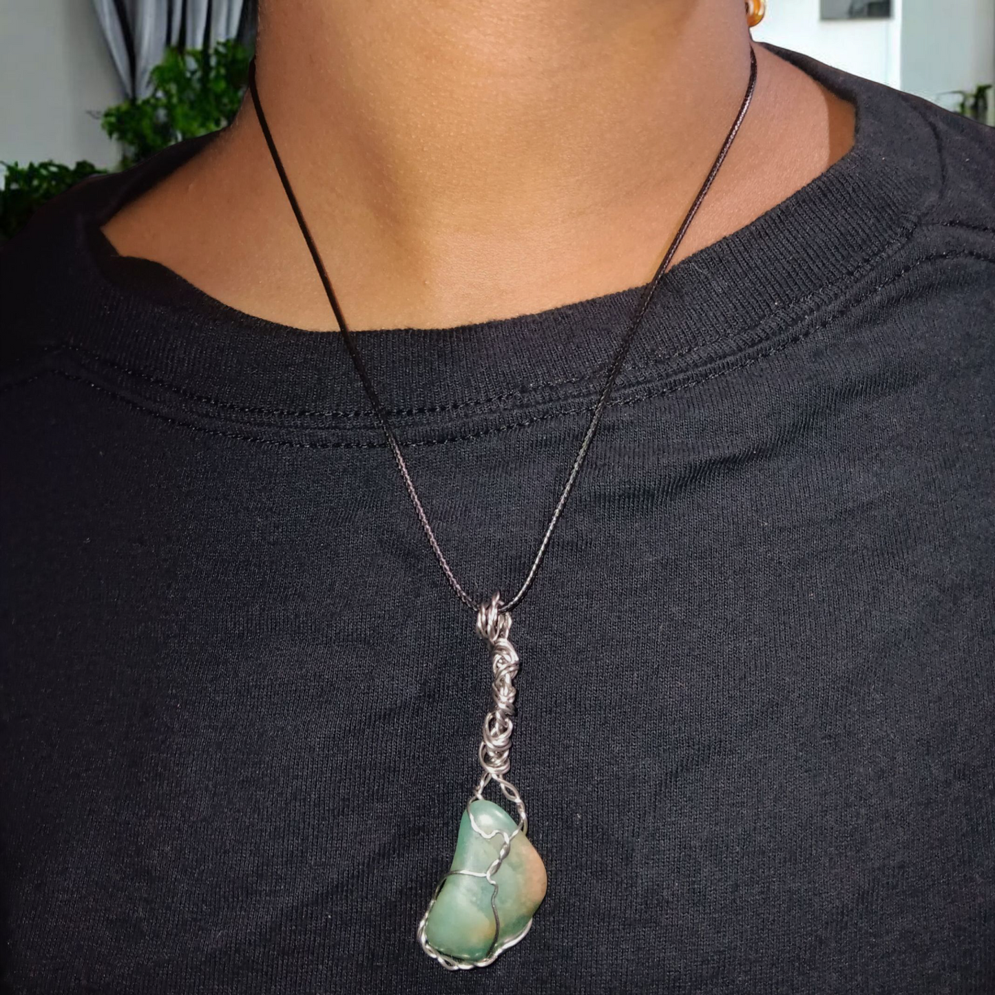 Wire-Wrapped Crystal Necklaces