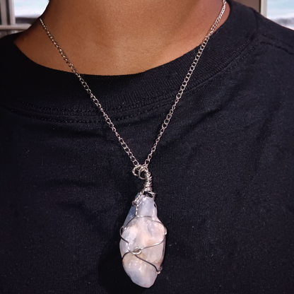 Wire-Wrapped Crystal Necklaces